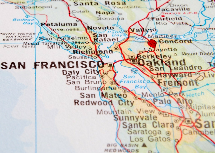 Bay area map